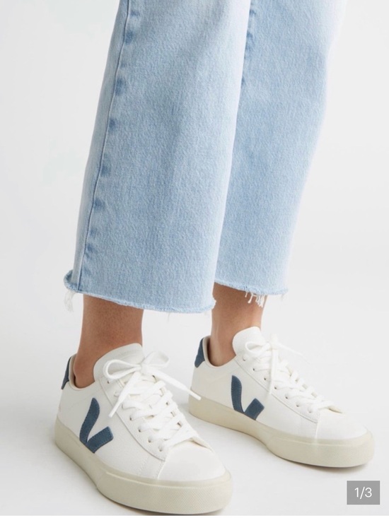 Veja Shoes - VEJA CAMPO LEATHER WHITE CALIFORNIA Size 11